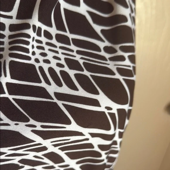 Perceptions Brown and White Sheath Dress Sleeveless - Picture 3 of 5